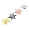 CZ Slider | Star Burst Slider | Gold Silver Gunmetal Rose Gold Cubic Zirconia Slider | Jewelry Finding | Bracelet Slider