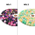 Jade Beads | Smooth Dyed Pink Green Yellow Red Purple Jade Round Beads | 6mm 8mm 10mm 12mm Available