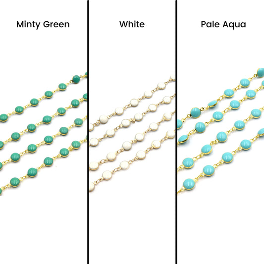 Enamel Chain | Link Chain | Coin Chain
