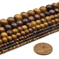 Bone Beads | Ox Bone Round Rondelle Beads | White Bone Beads, Brown Bone Beads