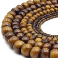 Bone Beads | Ox Bone Round Rondelle Beads | White Bone Beads, Brown Bone Beads