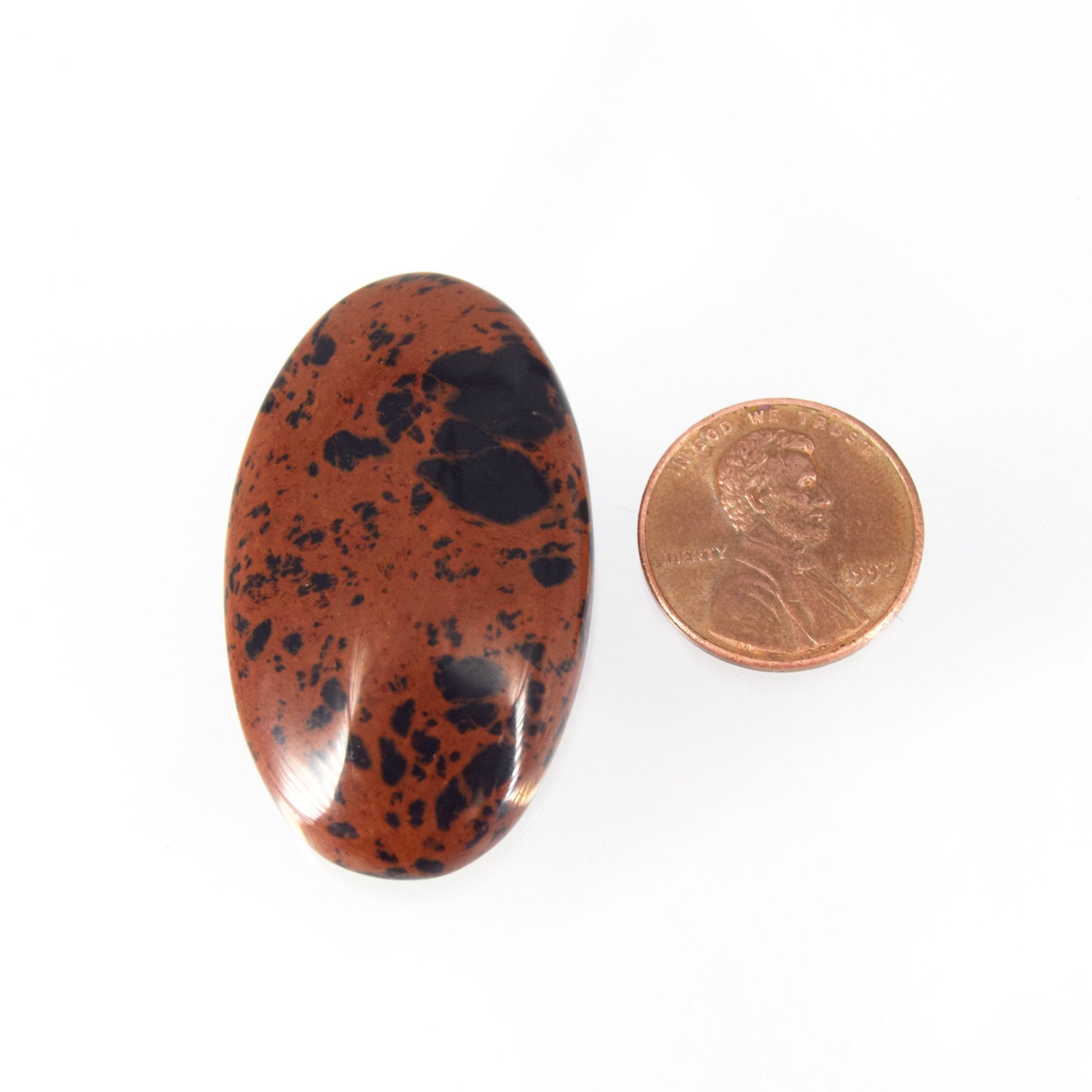 Mahogany Jasper Cabochon | Oval Flat Back Cabochon | 25mm x 41mm - 7mm Dome Height | OOAK Natural Gemstone Cabochon