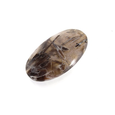 Stick Agate Cabochon | Round Flat Back Cabochon | 28mm x 46mm - 6mm Dome Height | OOAK Natural Gemstone Cabochon