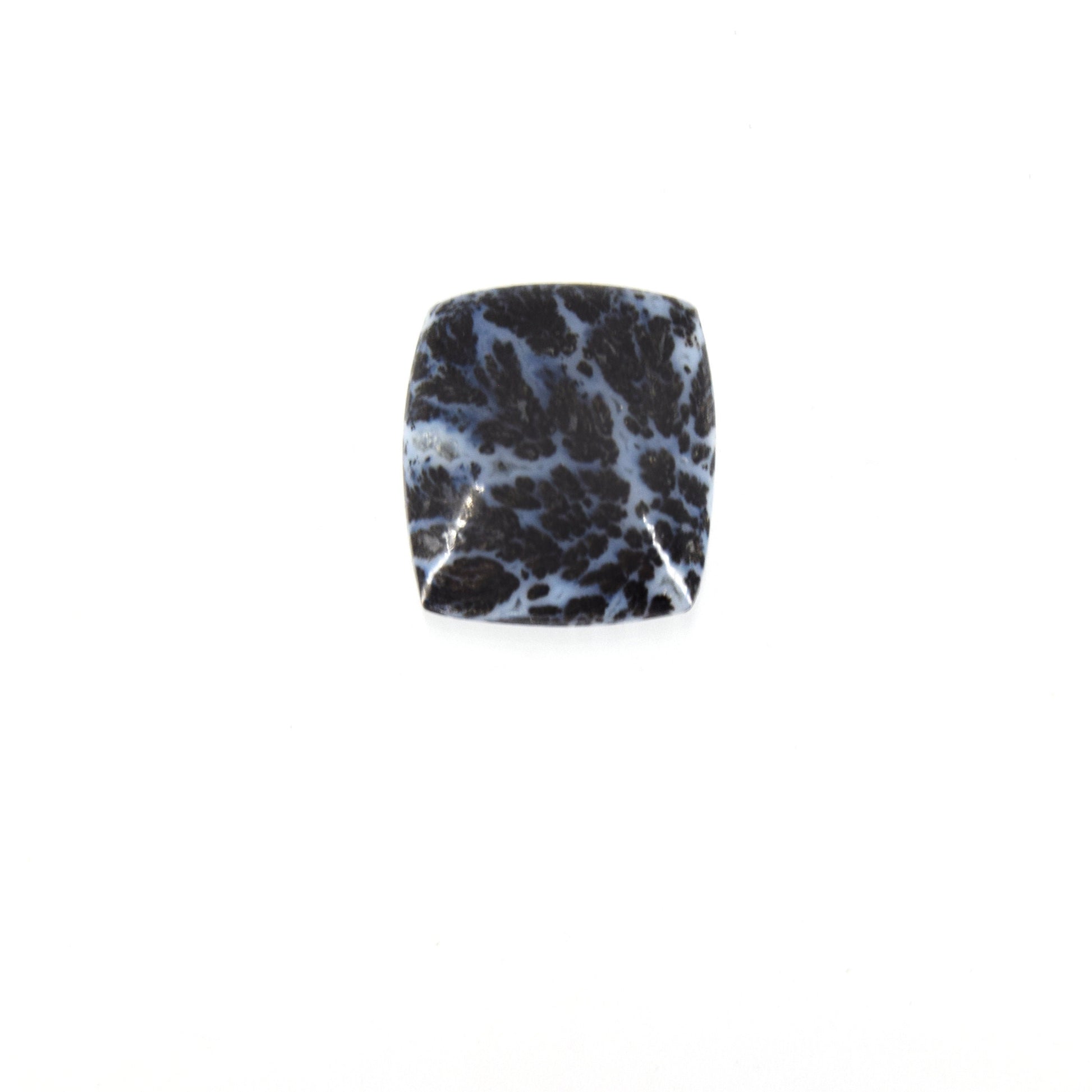 Dendritic Pyrite Cabochon | Rectangle Flat Back Cabochon | 18mm x 21mm - 6mm Dome Height | OOAK Natural Gemstone Cabochon | Loose Gemstone