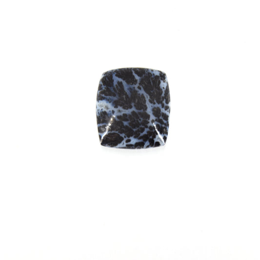 Dendritic Pyrite Cabochon | Rectangle Flat Back Cabochon | 18mm x 21mm - 6mm Dome Height | OOAK Natural Gemstone Cabochon | Loose Gemstone