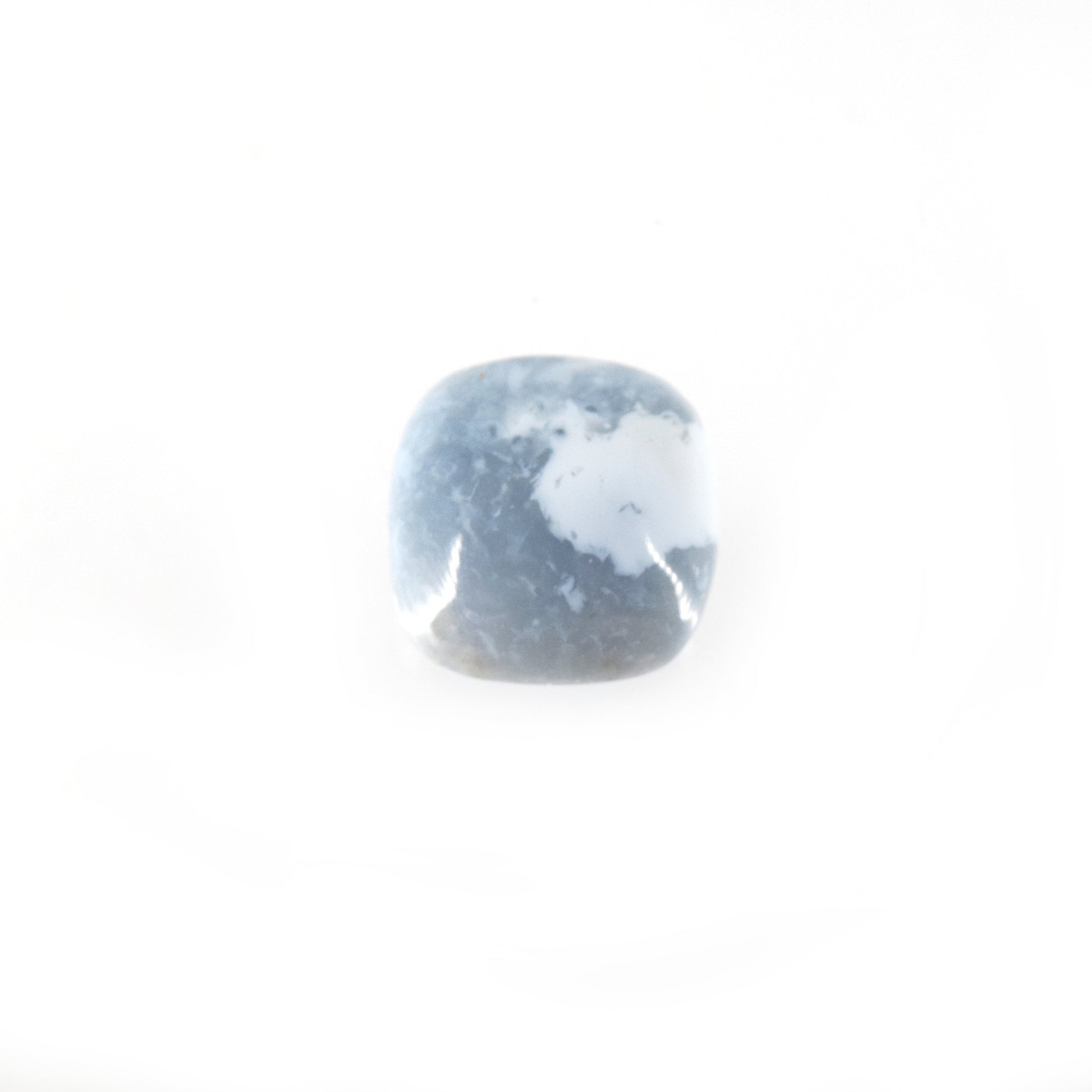 Blue Opal Cabochon | Square Shaped Flat Back Cabochon | 17mm x 17mm - 6mm Dome Height | OOAK Natural Gemstone Cabochon | Loose Gemstone
