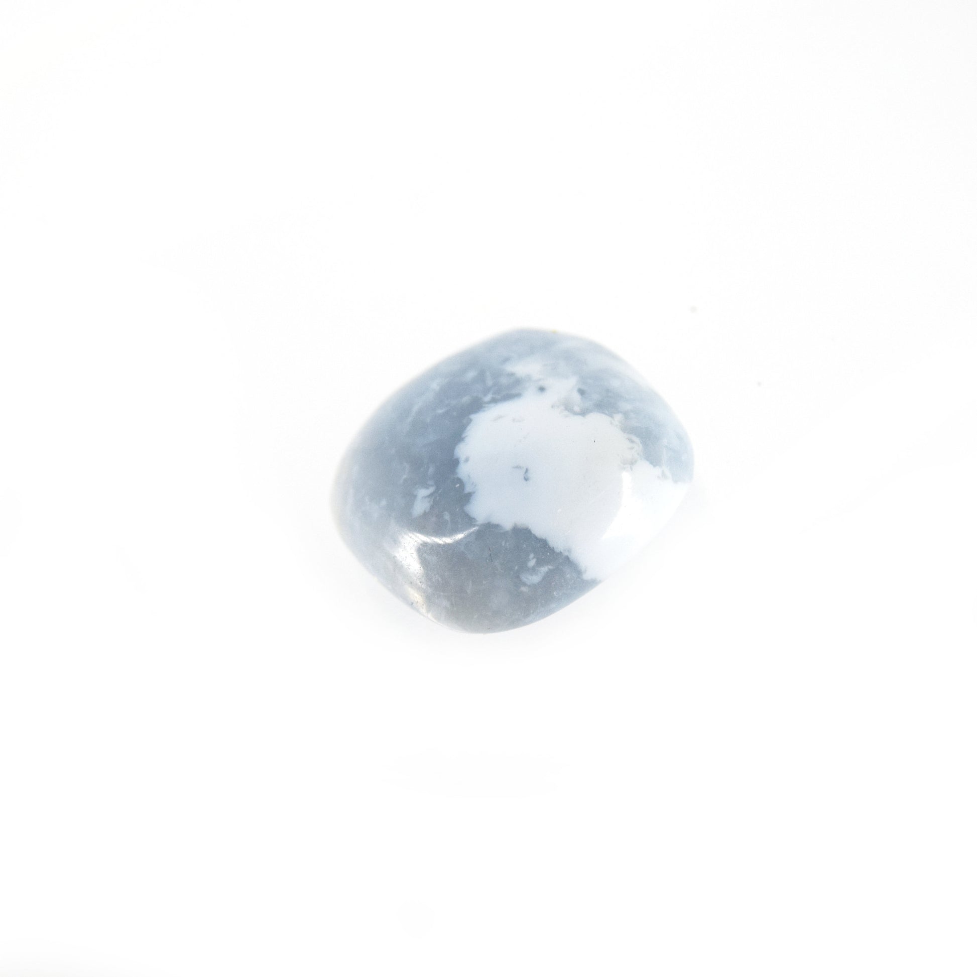 Blue Opal Cabochon | Square Shaped Flat Back Cabochon | 17mm x 17mm - 6mm Dome Height | OOAK Natural Gemstone Cabochon | Loose Gemstone