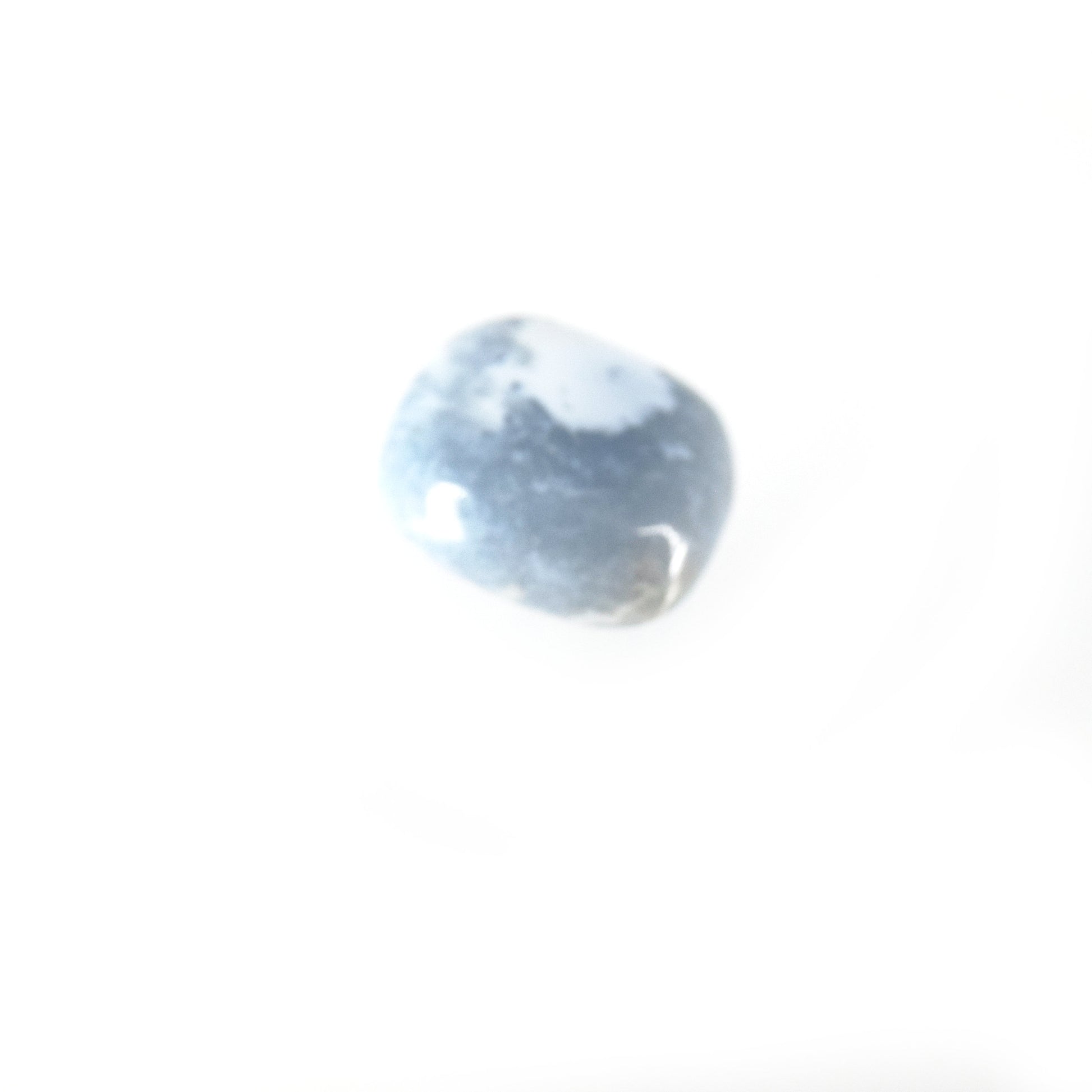 Blue Opal Cabochon | Square Shaped Flat Back Cabochon | 17mm x 17mm - 6mm Dome Height | OOAK Natural Gemstone Cabochon | Loose Gemstone