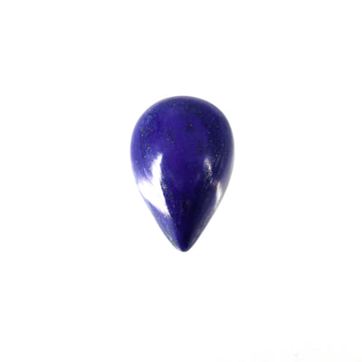 Lapis Lazuli Cabochon | Pear Shaped Flat Back Cabochon | 16mm x 24mm - 9mm Dome Height | OOAK Natural Gemstone Cabochon