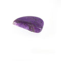 Charoite Cabochon | Teardrop Flat Back Cabochon | 18mm x 29mm - 6mm Dome Height | OOAK Natural Gemstone Cabochon