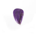 Charoite Cabochon | Teardrop Flat Back Cabochon | 18mm x 29mm - 6mm Dome Height | OOAK Natural Gemstone Cabochon
