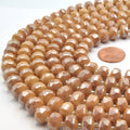 Chinese Crystal Beads | 10mm Faceted Heishi Rondelle Crystal Beads | Loose Beads for Jewelry Making | Glass Beads