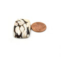 Peanut Wood Jasper Cabochon | Rectangle Shaped Flat Back Cabochon | 21mm x 34mm - 6mm Dome Height | OOAK Natural Gemstone Cabochon