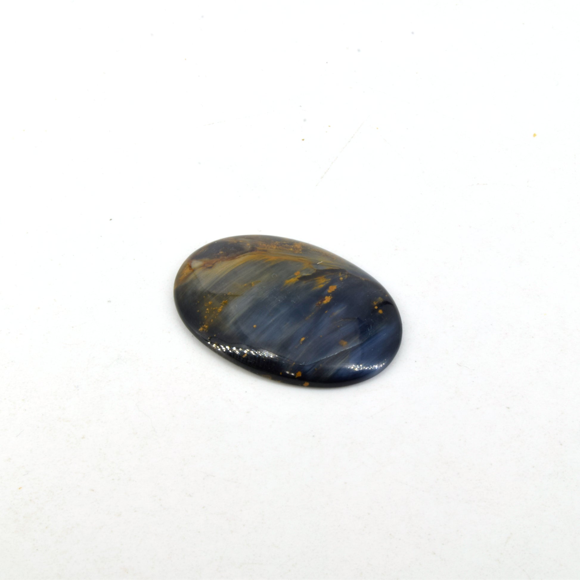 Pietersite Cabochon | Round Flat Back Cabochon | 25mm x 35mm - 5mm Dome Height | OOAK Natural Gemstone Cabochon