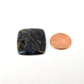 Pietersite Cabochon | Rectangle Flat Back Cabochon | 26mm x 30mm - 5mm Dome Height | OOAK Natural Gemstone Cabochon