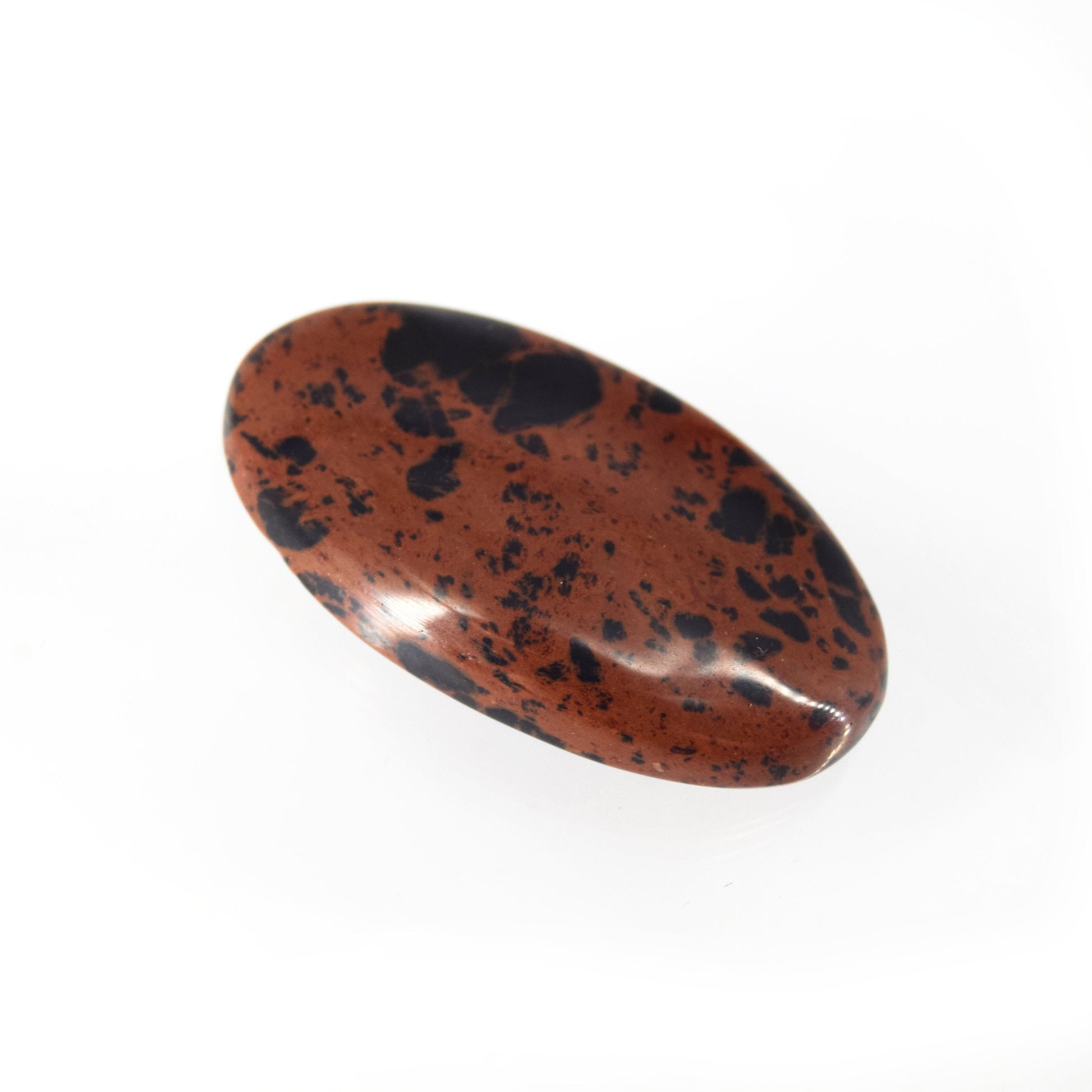 Mahogany Jasper Cabochon | Oval Flat Back Cabochon | 25mm x 41mm - 7mm Dome Height | OOAK Natural Gemstone Cabochon