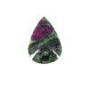 Ruby Zoisite Cabochon | Pear Flat Back Cabochon | 30mm x 44mm - 6mm Dome Height | OOAK Natural Gemstone Cabochon