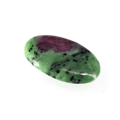 Ruby Zoisite Cabochon | Round Flat Back Cabochon | 26mm x 42mm - 7mm Dome Height | OOAK Natural Gemstone Cabochon
