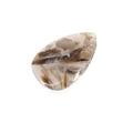 Stick Agate Cabochon | Pear Flat Back Cabochon | 27mm x 39mm - 5mm Dome Height | OOAK Natural Gemstone Cabochon