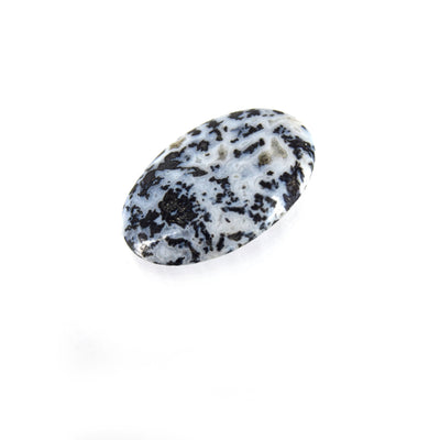 Dendritic Pyrite Cabochon | Round Flat Back Cabochon | 20mm x 30mm - 5mm Dome Height | OOAK Natural Gemstone Cabochon | Loose Gemstone