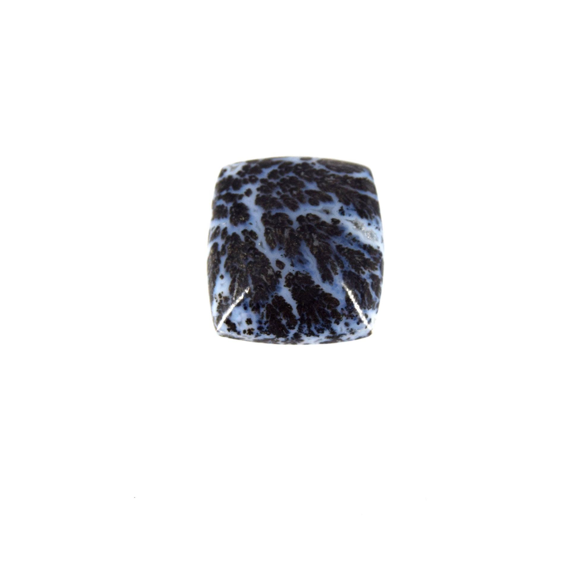 Dendritic Pyrite Cabochon | Rectangle Flat Back Cabochon | 18mm x 21mm - 6mm Dome Height | OOAK Natural Gemstone Cabochon | Loose Gemstone