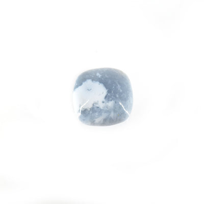 Blue Opal Cabochon | Square Shaped Flat Back Cabochon | 17mm x 17mm - 6mm Dome Height | OOAK Natural Gemstone Cabochon | Loose Gemstone