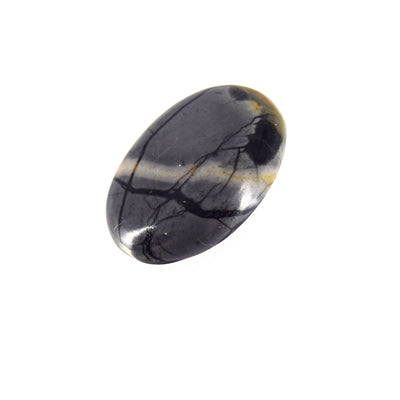 Picasso Jasper Cabochon | Round Flat Back Cabochon | 22mm x 32mm - 6mm Dome Height | OOAK Natural Gemstone Cabochon | Loose Gemstone