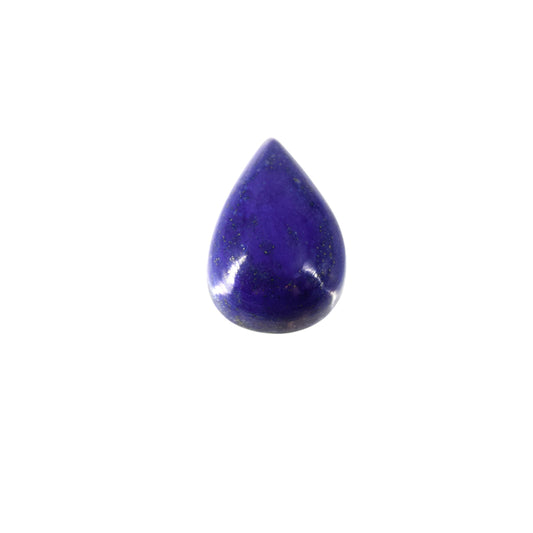 Lapis Lazuli Cabochon | Pear Shaped Flat Back Cabochon | 16mm x 24mm - 9mm Dome Height | OOAK Natural Gemstone Cabochon