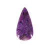 Charoite Cabochon | Teardrop Flat Back Cabochon | 24mm x 51mm - 5mm Dome Height | OOAK Natural Gemstone Cabochon