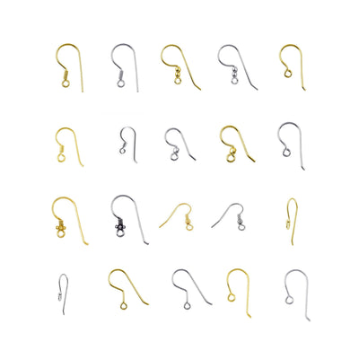 Fish Hook Earring Wire | High Quality Earring Finding | 18k Gold and Silver Plated Findings