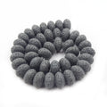 Lava Beads | 16mm Rondelle Bead | Essential Oil Diffuser Beads | Gray Beads, Tan Beads, Teal Beads | Diffuser Jewelry