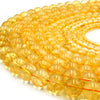 Citrine Beads | Smooth Round Gemstone Beads | 6mm, 8mm, 10mm, 12mm