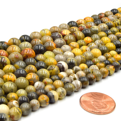 Bumble Bee Jasper Beads | 4mm 6mm 8mm 10mm 12mm Beads | Wholesale Beads and Beading Supplies