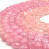 Rose Quartz Beads | Heart Shaped Beads | Pink Heart Beads | Valentines Jewelry Supplies | 8mm Beads | 10mm Beads