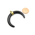 Crescent Pendant | Acrylic Colored Focal Pendant | Jewelry Components | Medium Crescent Charm