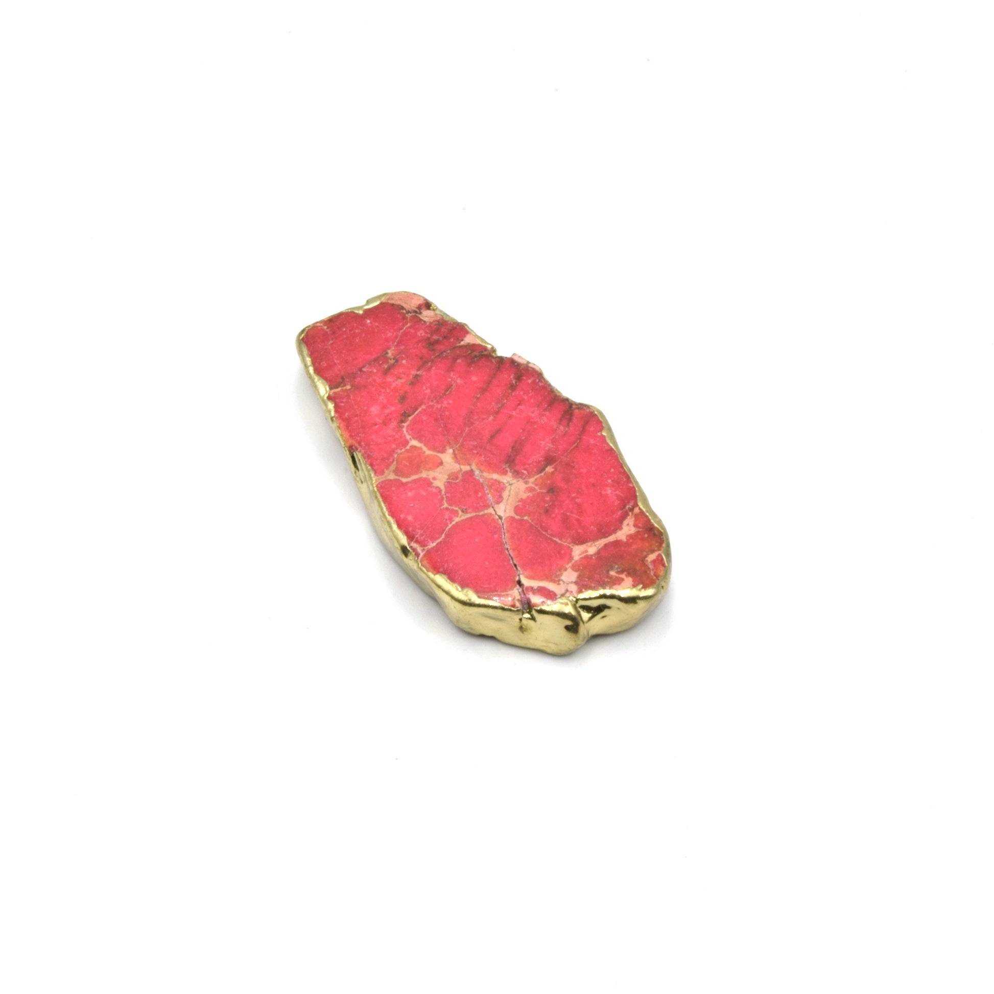 Sea Sediment Jasper Slab Beads | Electroplated Jasper Beads | Pink Sea Sediment Jasper, Green Sea Sediment Jasper, Blue Sea Sediment Jasper