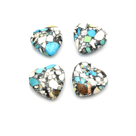 Sea Sediment Jasper Beads | Aqua Terra Jasper Shapes | Heart Bead | Oval Bead | Square Bead