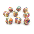 Wood Beads | Wooden Acrylic Focal Beads | Rainbow Beads | Neutral Beads | Mala Beads | Statement Beads