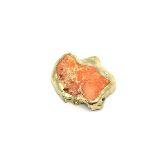 Sea Sediment Jasper Slab Beads | Electroplated Jasper Beads | Pink Sea Sediment Jasper, Green Sea Sediment Jasper, Blue Sea Sediment Jasper