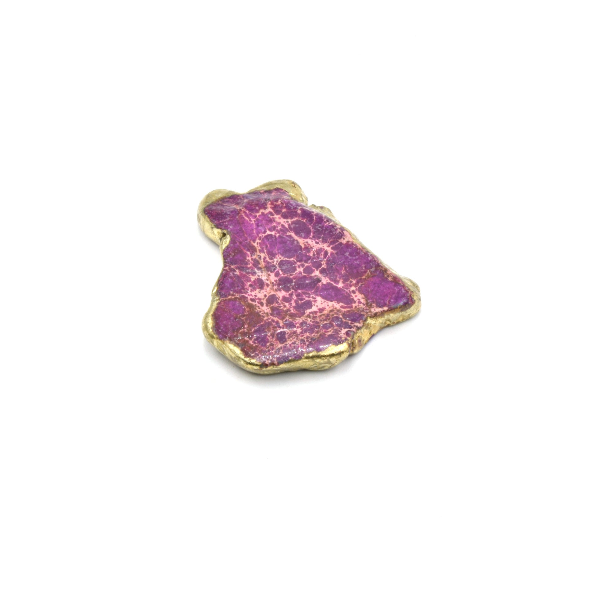 Sea Sediment Jasper Slab Beads | Electroplated Jasper Beads | Pink Sea Sediment Jasper, Green Sea Sediment Jasper, Blue Sea Sediment Jasper