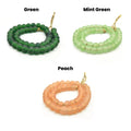 Recycled Glass Beads | 14-16mm Sea Glass Round Rondelle Beads - Sold by Approx. 24" Strand (~45 Beads)