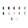 Crescent Moon Pendants | Half Moon Charms | Gemstone Moons | Jewelry Findings