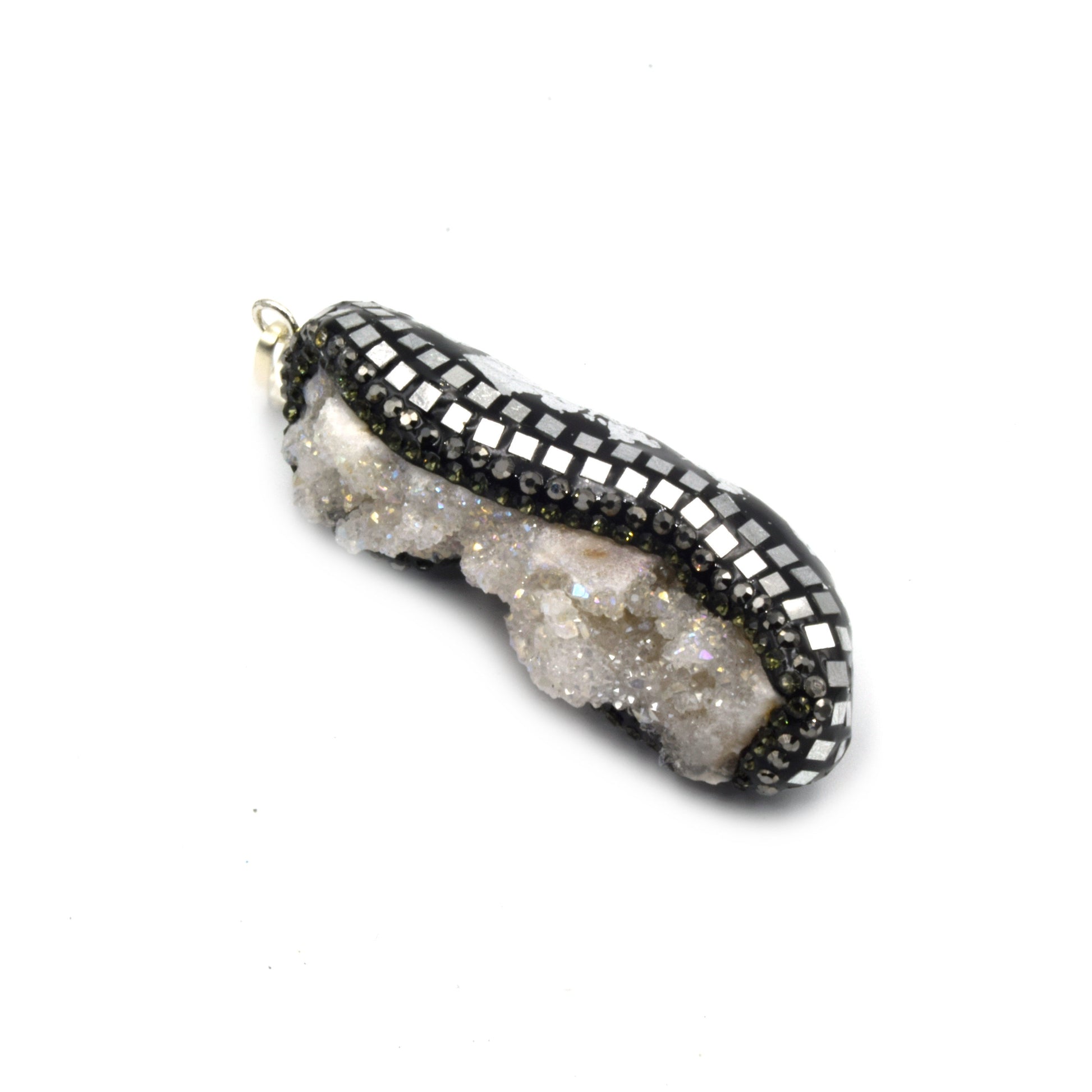 Druzy Pendant | Disco Ball Pendant | Rhinestone Pave Pendant | Funky Cool Pendant