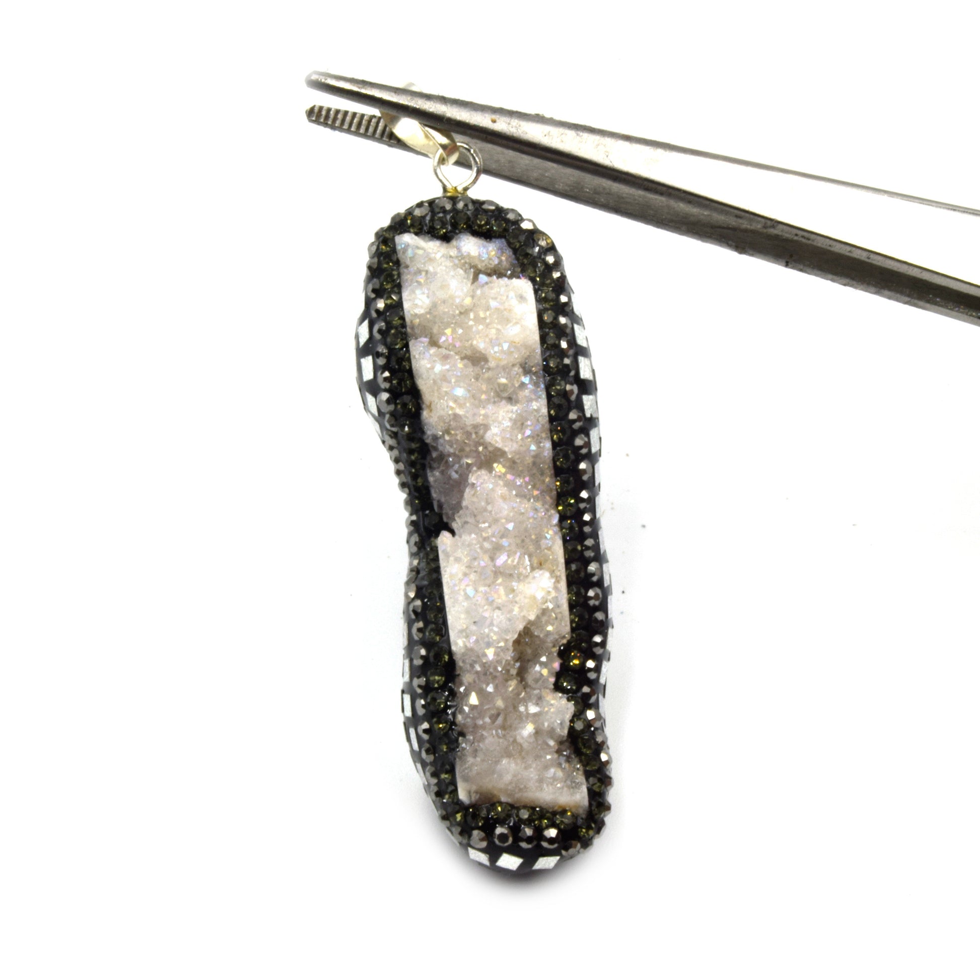 Druzy Pendant | Disco Ball Pendant | Rhinestone Pave Pendant | Funky Cool Pendant