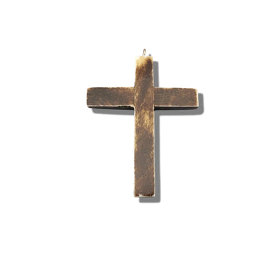 Cross Pendant | Bone Cross Shaped Focal Pendant | Religious Pendant