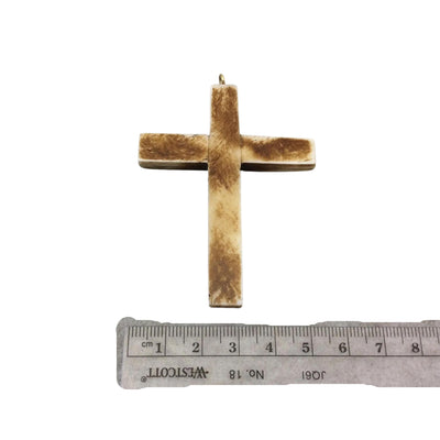 Cross Pendant | Bone Cross Shaped Focal Pendant | Religious Pendant
