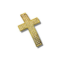 Cross Slider Focal Bead | Curved Cross Bead | Bracelet Link