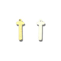 Cross Charm | Gold Cross Pendant, Silver Cross Pendant | Plated Components - Jewelry Findings