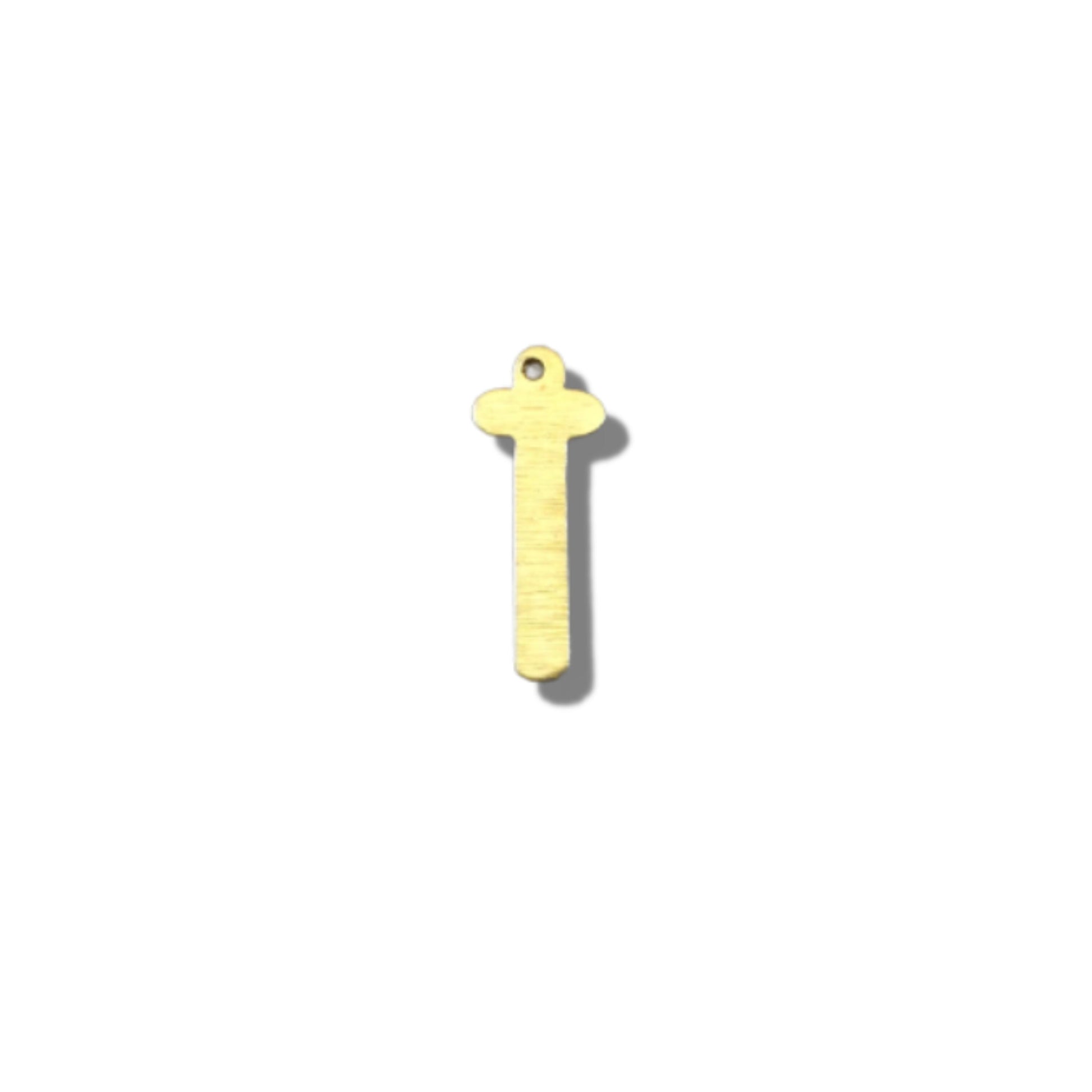 Cross Charm | Gold Cross Pendant, Silver Cross Pendant | Plated Components - Jewelry Findings