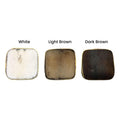 Ox Bone Bezel | Square Shaped Bone Bead- White, Light Brown & Dark Brown